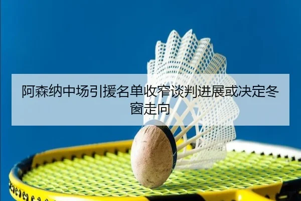 阿森纳中场引援名单收窄谈判进展或决定冬窗走向